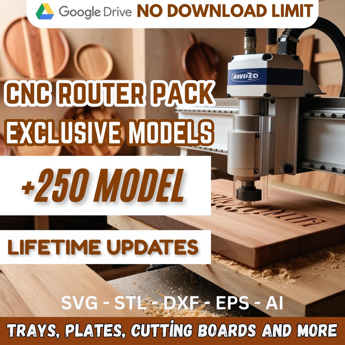 MEGA BUNDLE CNC Files for Router Machines, Cnc Files Pack, 3D Cnc ...