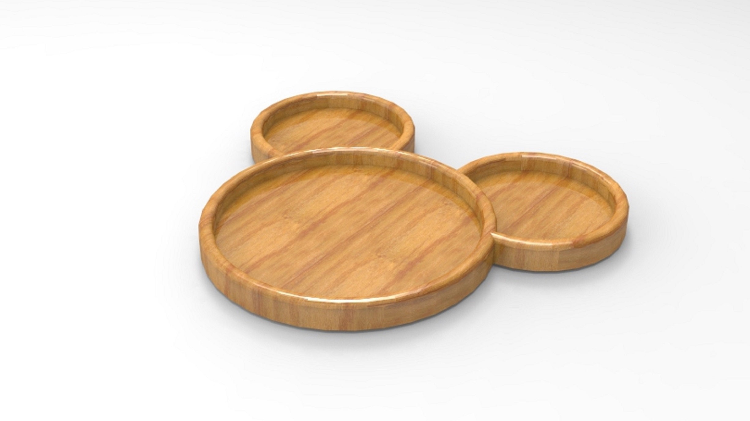 Mickey Serving Tray Cnc Router Files for Wood, Files for Cnc Router ...