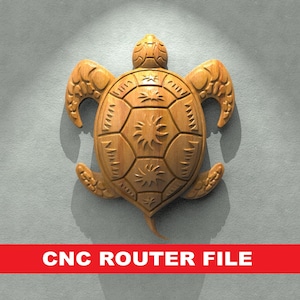 Caretta Caretta, Sea Turtle STL File CNC Router Engraver, 3D Relief File Artcam Aspire CNC files Wood Art Wall Decor VCarve Relief Cut3d