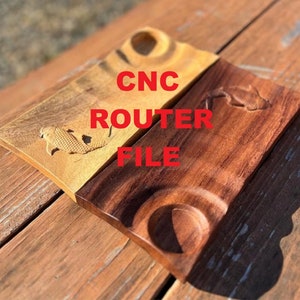 Sushi Plate and Souce Bowl Cnc Router Files For Wood Tray, Files For Cnc Router, Dxf, Dwg, Eps, Stl, Svg, Cnc Router, Laser Cutter, Engraver