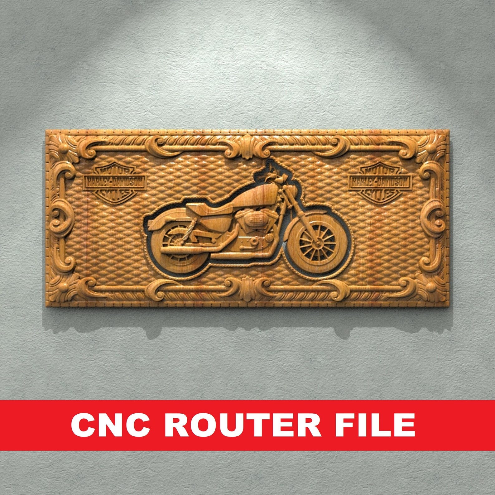 Chopper Panno STL Model CNC Router Engraver Artcam Aspire CNC Files ...
