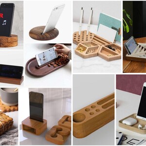 Pack of 10 Desk Organizer Cnc Cut Files for Cnc Router, Dxf, Dwg, Eps ...