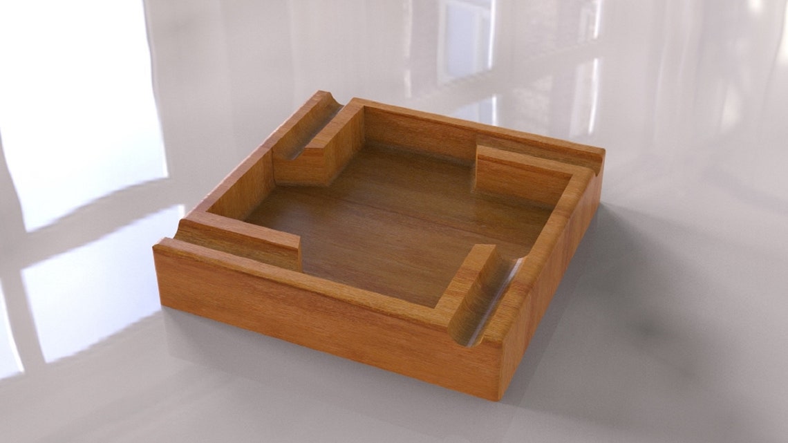 Wooden Cigarette Tray, Ashtray Cnc Router Files for Wood, Files for Cnc ...