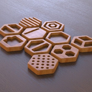 Pack of 10 Desk Organizer Cnc Cut Files for Cnc Router, Dxf, Dwg, Eps ...