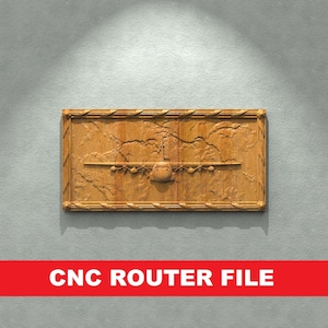 Airplane STL Model CNC Router Engraver Artcam Aspire CNC files Wood Art Wall Decor VCarve Relief Cut3d