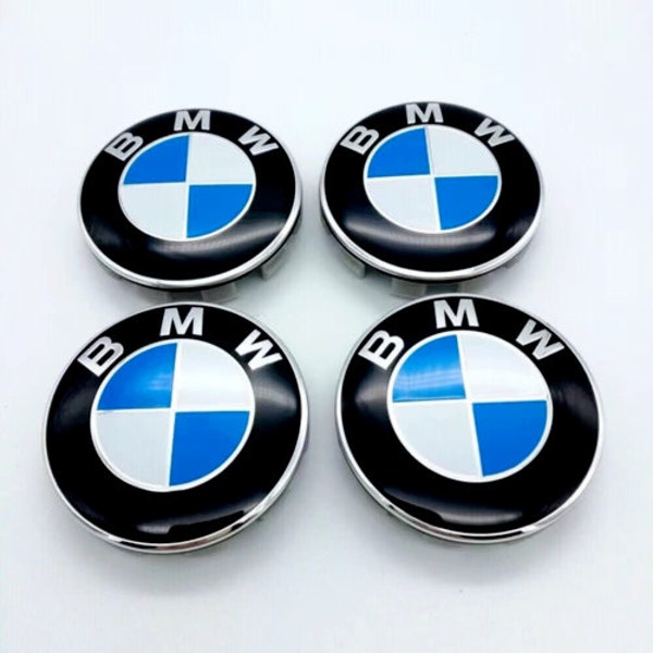 Original BMW Set of 4 BMW alloy wheel centre caps 68mm Car Accessories