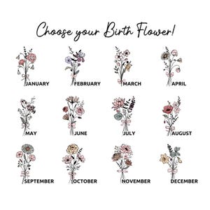 Vaso Birth Flower de 40 oz, taza de viaje Birthflower de 40 oz, no marca Stanley imagen 8