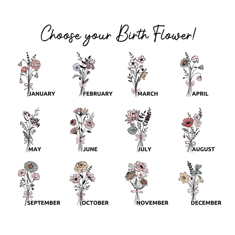 Vaso Birth Flower de 40 oz, taza de viaje Birthflower de 40 oz, no marca Stanley imagen 8