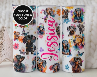 Dachshund Gifts, Dachshund Tumbler, Cute Doxie Lover Gift, Weiner Dog Tumbler, Dachshund Cup, Weiner Dog Gifts, Dachshund Owner Weiner Dog