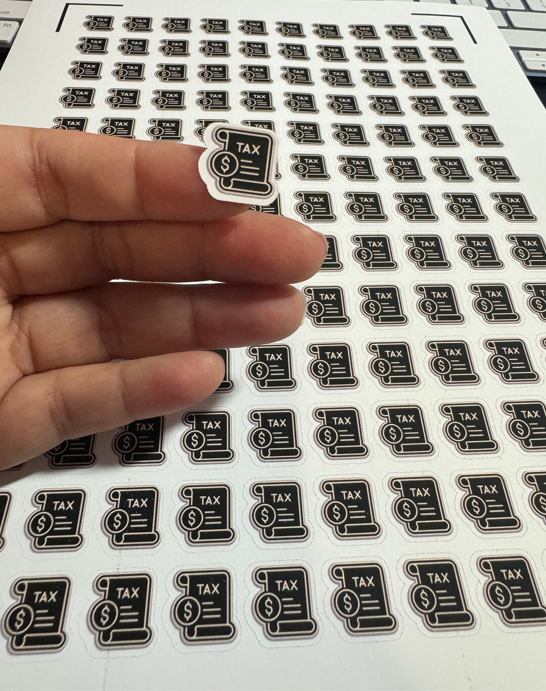 Taxes Planner Stickers - Etsy