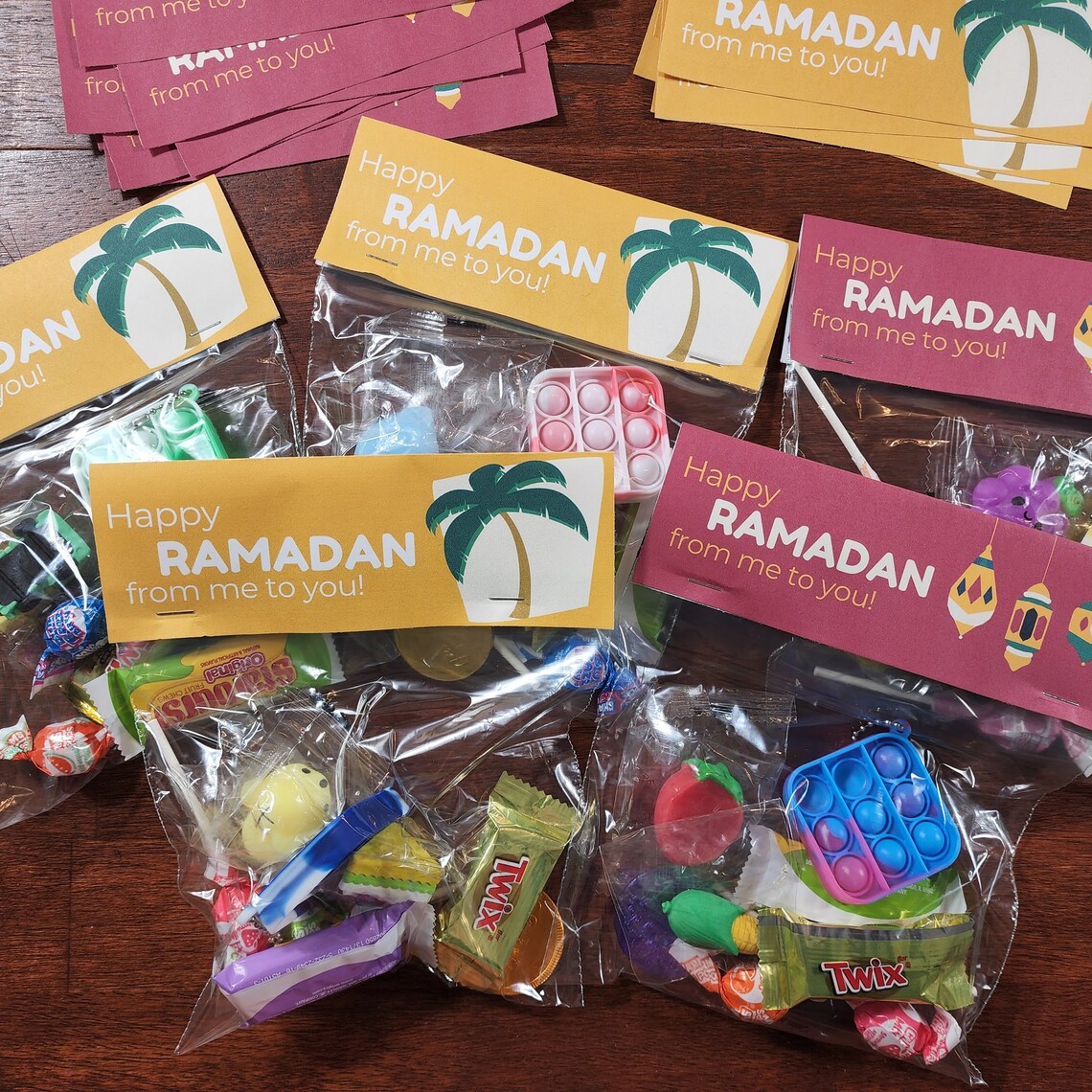 Kid’s Ramadan Treat Bag Toppers - School, Iftar, Neighboor Goodie Bag ...