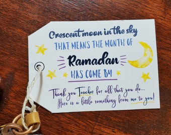 Teacher Gift Tags for Ramadan
