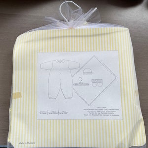 Charmant coffret cadeau bébé coffret première naissance naissance filles garçons canard jaune nouveau-né 6 pièces coton image 7