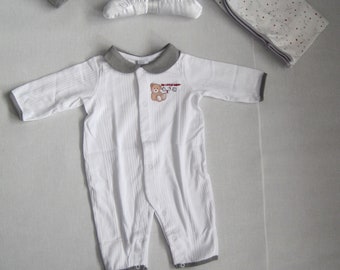 Lieve babycadeauset eerste set “My Little Teddy” newborn 6 stuks