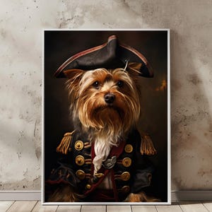 Pet Portrait, Yorkie printable art, Dog print, Instant download, Gift for dog lover, Yorkshire Terrier poster, Digital file, Dog Wall decor