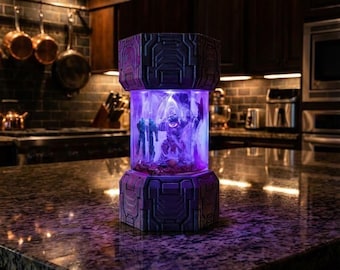 Halo 3 - Master Chief 'Believe' themed resin lamp