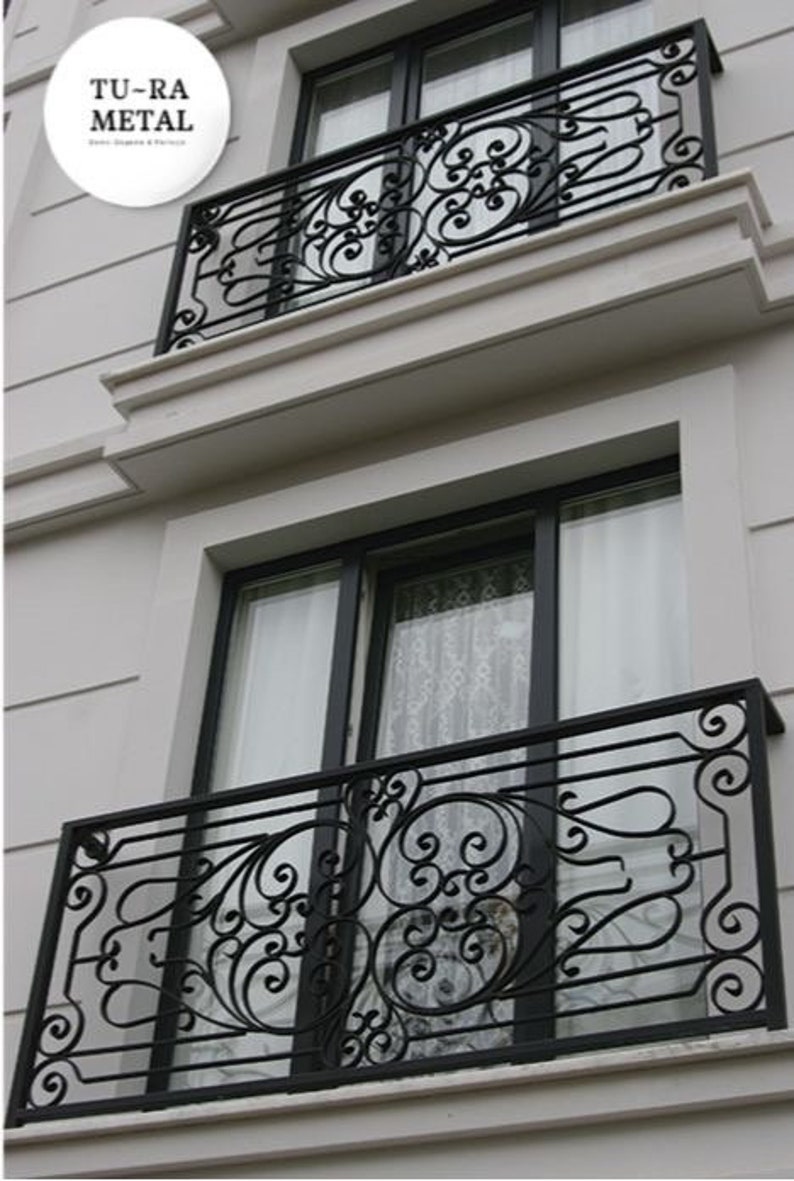 French Balcony Custom Iron Balcony Railings, Juliette Iron Window Gate ...