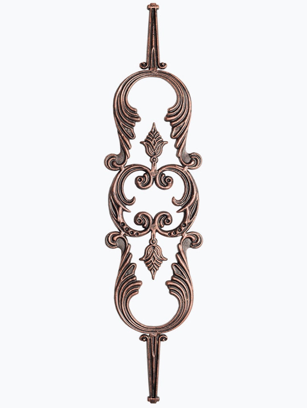 Wrought Iron Stair Spindle Railing Handrail Balusters Balcony Metal Industrial Decorative