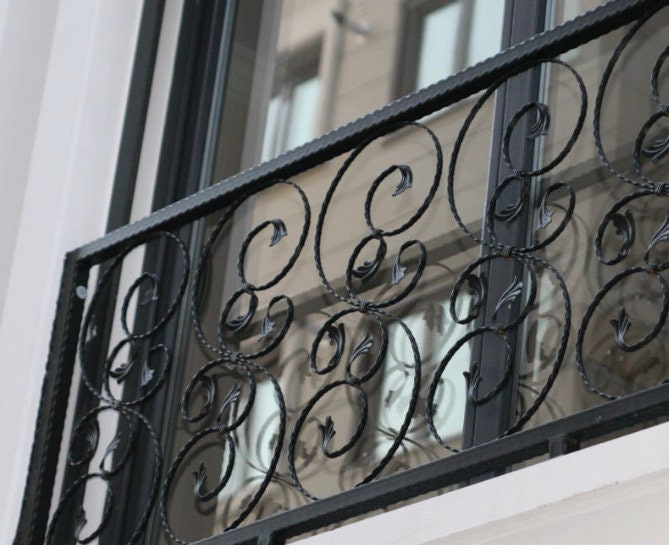 French Balcony Custom Iron Balcony Railings, Juliette Iron Window Gate ...