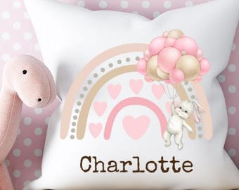 Little Bunny Pillow Baby Rabbit Cushion Animal Nursery Pillow
