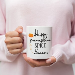 Pumpkin Fall Ceramic Mug, Pumpkin Spice Coffee Mug, Pumpkin Spice Mug, Autumn Mug, Fall Mugs, Halloween Mug, Pumpkin Ceramic Coffee Mug