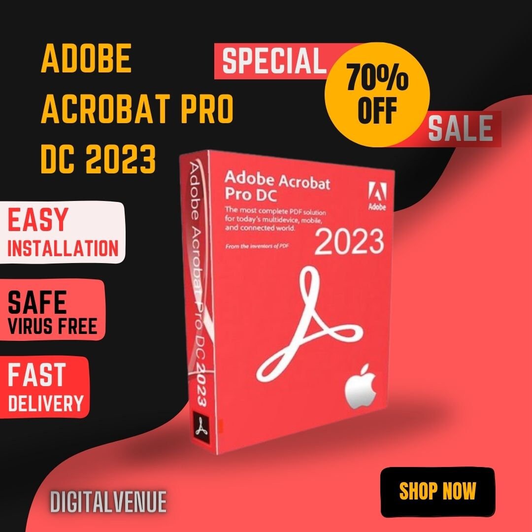 Adobe Acrobat Pro DC 2023 Latest Version for Mac - Etsy
