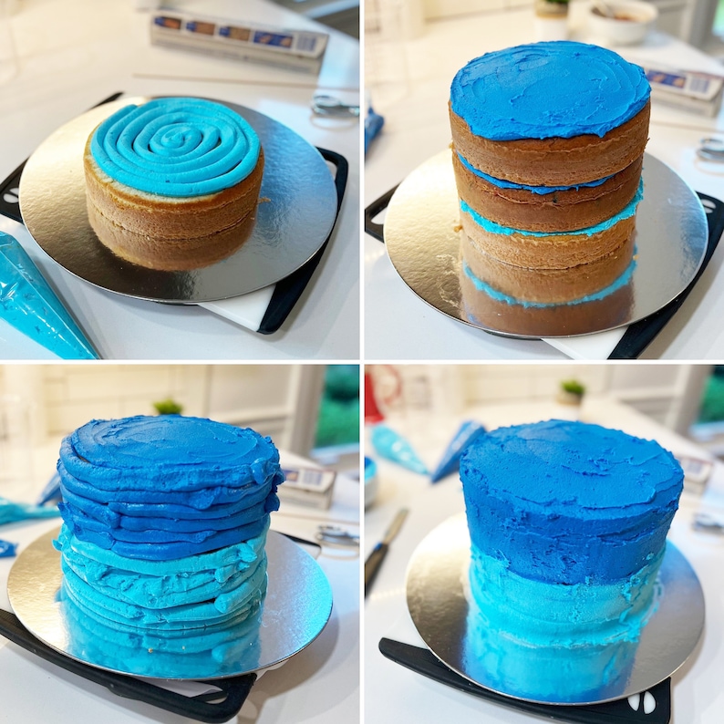 Bluey Cake Template for Kids Birthday Blue Dog - Etsy