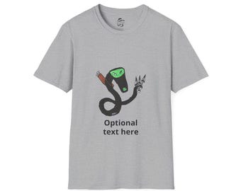 Kunai Ninja Snake T-Shirt | Hand-Drawn Cartoon Art