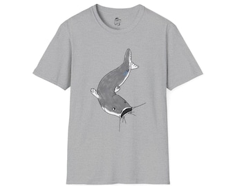 Cartoon Catfish T-Shirt | Graphic Tee