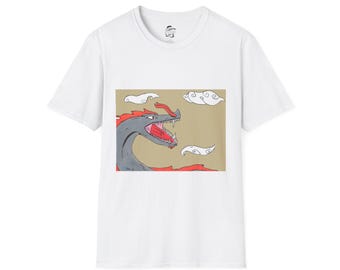Cartoon Dragon T-Shirt | Hand-Drawn Graphic Tee