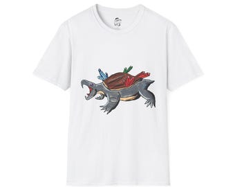 Crystal Turtle T-Shirt | Cartoon Graphic Tee