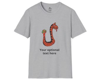 Maraca Snake T-Shirt | Hand-Drawn Cartoon