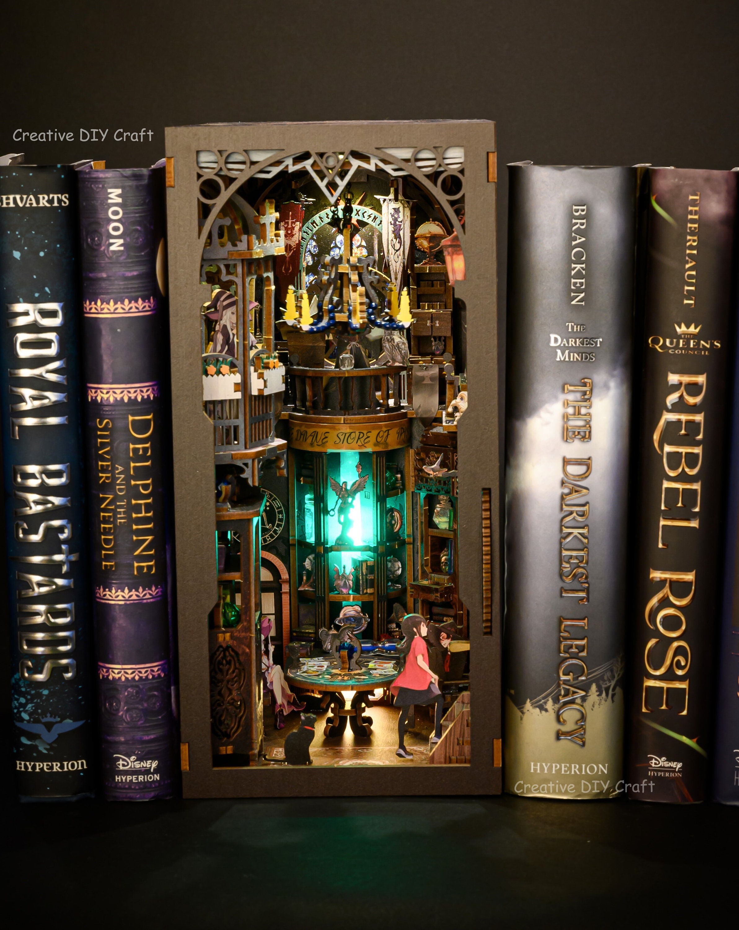 Tarot Zodiac Society DIY Book Nook Kit: Miniature Bookshelf Insert