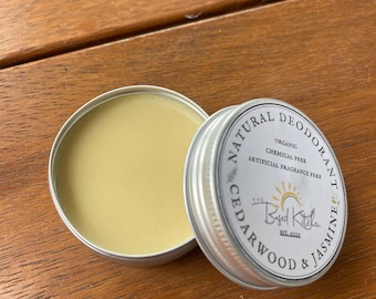 Natural Organic Deodorant - Cedarwood and Jasmine