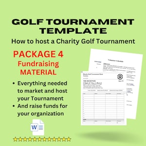 How to Host a Golf Tournament Template #4   |  Charity Golf Tournament  | &gt;vent Sponsorship Package