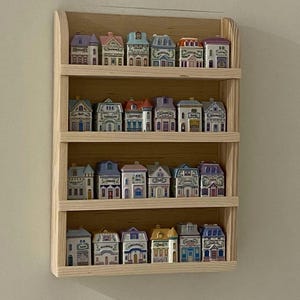 Handcrafted Spice Rack – Solid Reclaimed Wood, Rustic Kitchen Pantry Organizer, Lenox Spice Rack Display