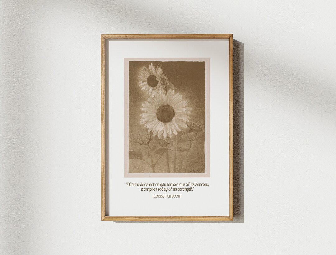 Corrie Ten Boom Quote, Christian Wall Art, Encouraging Religious Home ...