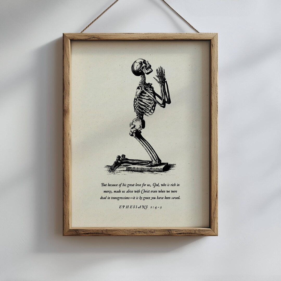 Manly Scripture Graphics Moody Bible Verse Wall Art | Neutral Scripture Print for Men ...