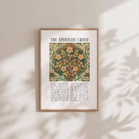 Nicene Creed, Original Pre-filioque, Pre-1014, Christian, Poster, Print ...