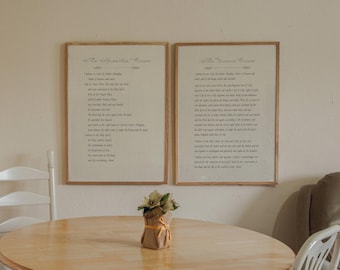 The Nicene Creed Wall Art, Apostles Creed Print, Christian Wall Art Bundle, Reformed Christian Printable Set of 2, Religious Home Decor