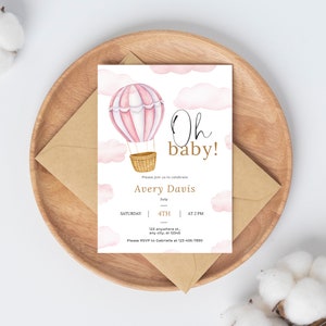 Baby Birthday Invitation - Editable
