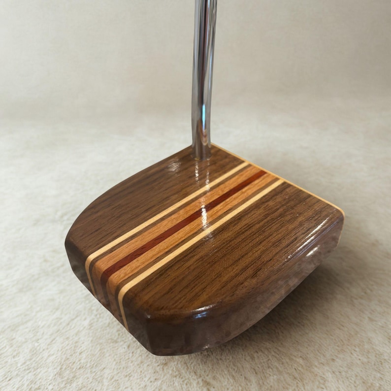 Custom Engraved Wood Golf Putter: Walnut, Cherry, Maple With Padauk ...
