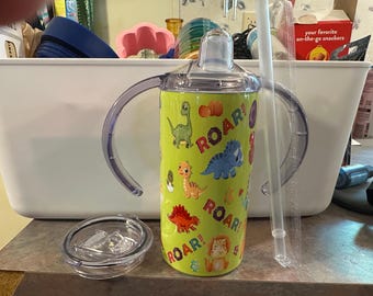 Dino - Grow With Me Personalized Sippy Cup