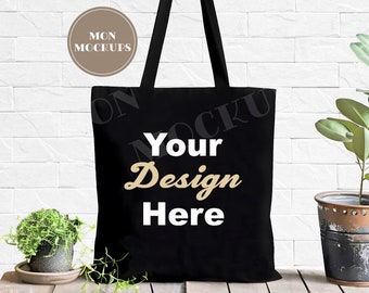 Black Tote Bag Mockup Canvas Tote Bag Shopping Mockups Boho School Tote Mock Up Shopper Mock-up Eco Bag Liberty Mock Up Digital Download Jpg