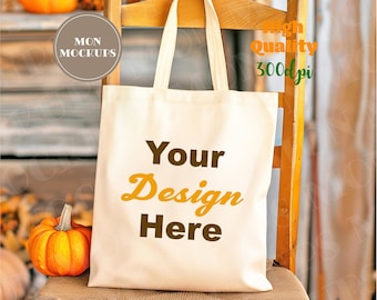 Tote Bag Mockup Halloween Canvas Tragetasche Natural Shopping Mockups Boho Tote Mock Up Herbst Mock-up Eco Bag Liberty Mock Digitaler Download jpg
