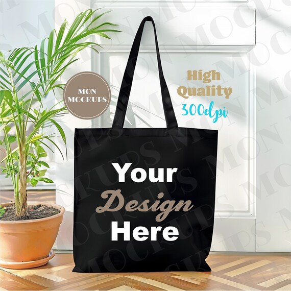 Black Tote Bag Mockup Canvas Tote Bag Shopping Mockups Boho School Tote Mock Up Shopper Mock-up Eco Bag Liberty Mock Up Digital Download Jpg