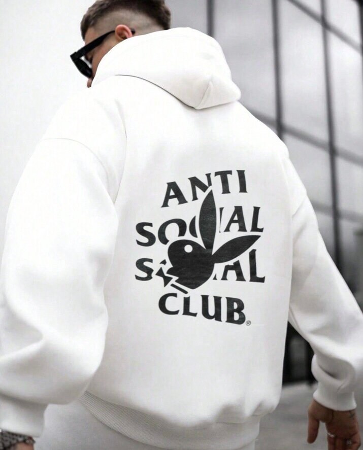 Anti social club playboy hoodie new arrivals