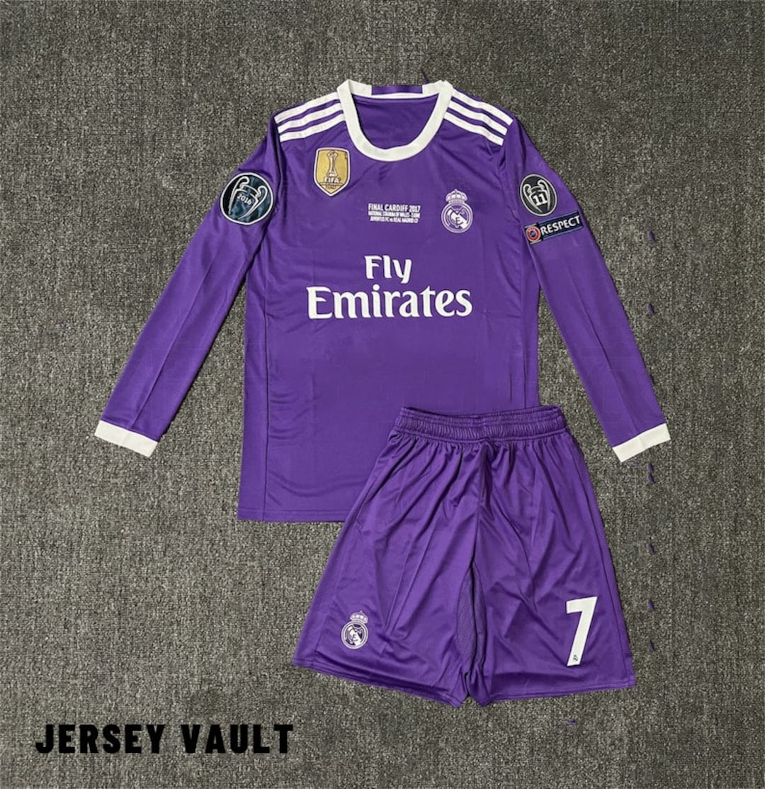 2016 2017 Season Real Madrid Away Full Kit Jersey Cristiano Ronaldo No ...