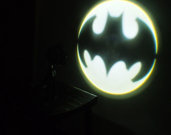 Sunset Lamp Shade Bat Signal