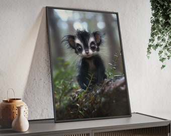 Nursery Baby Skunk FRAMED